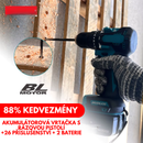 ORIGINÁLNÍ SADA: AKUMULÁTOROVÁ VRTAČKA S RÁZOVOU PISTOLÍ + 26 PŘÍSLUŠENSTVÍ + 2 BATERIE – BLACK FRIDAY AKCE